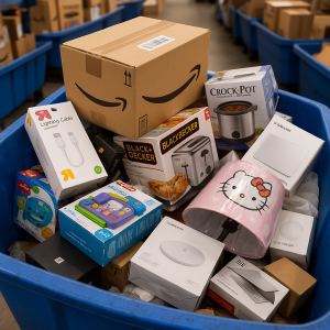 Bin Diggin bargain bin full of wholesale items